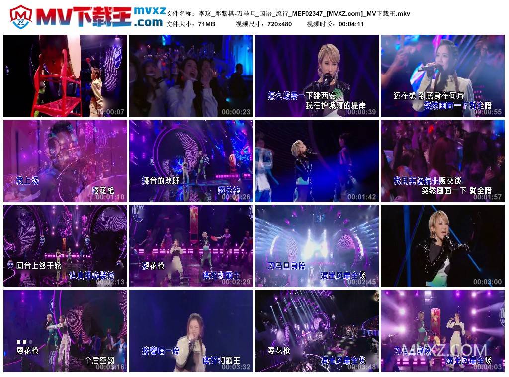 李玟_邓紫棋-刀马旦_国语_流行_MEF02347